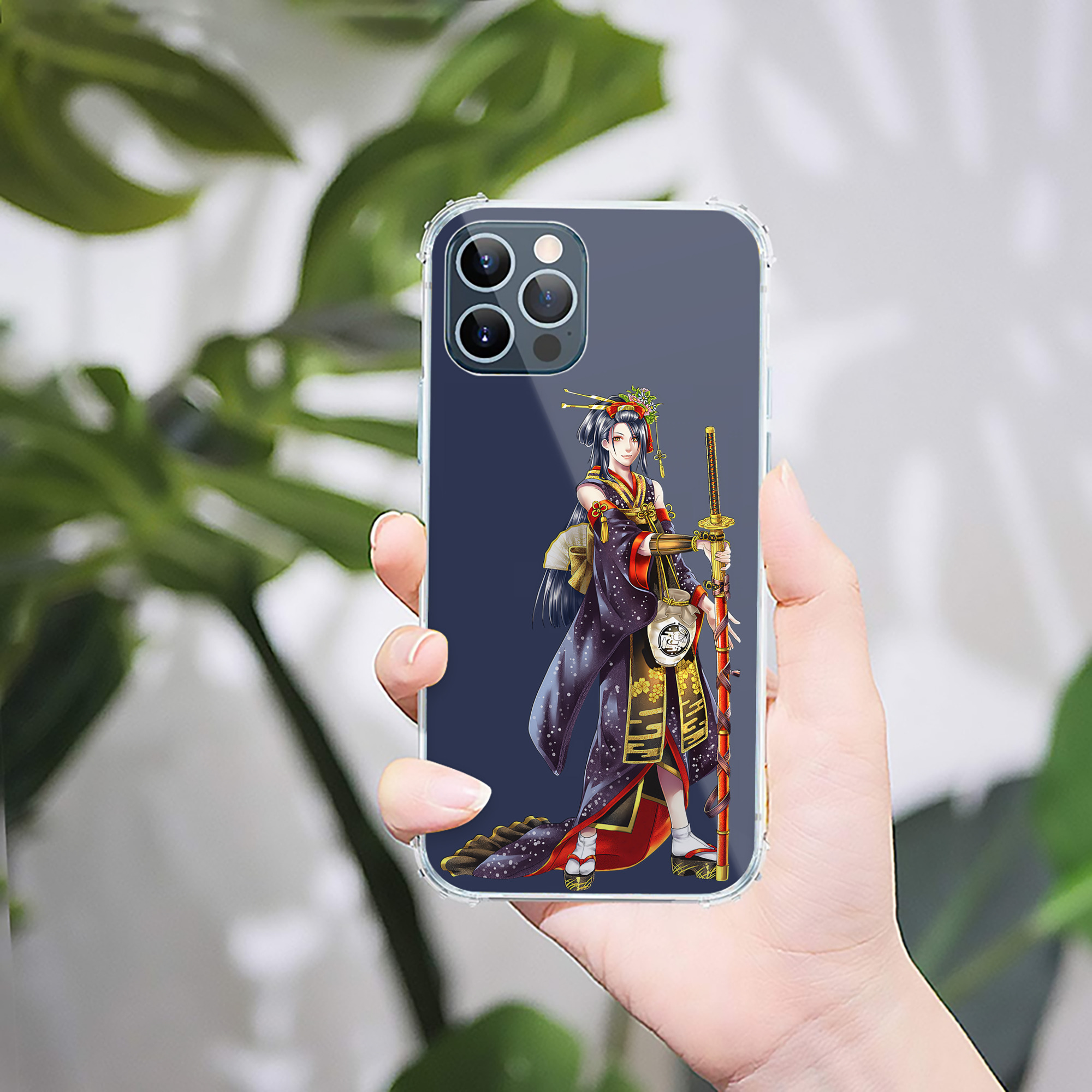 （画像用） 刀剣乱舞 Touken Ranbu 【iPhone 12シリーズ対応】透明スマホケース（クリアソフトケース）